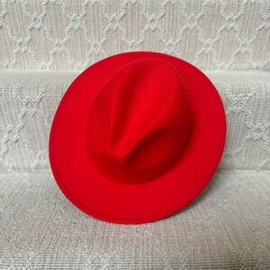 Anthropologie Vibrant Red Hat